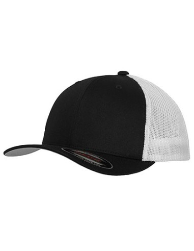 F-6511T-Flexfit Mesh Trucker 2-Tone Cap